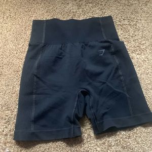 gymshark black flex shorts medium